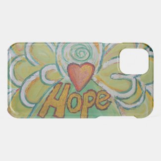 Hope Inspirational Word Angel Custom iPhone Case
