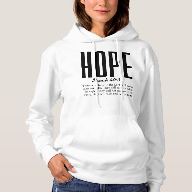 Hope Inspires Everyday Hoodie (Front)