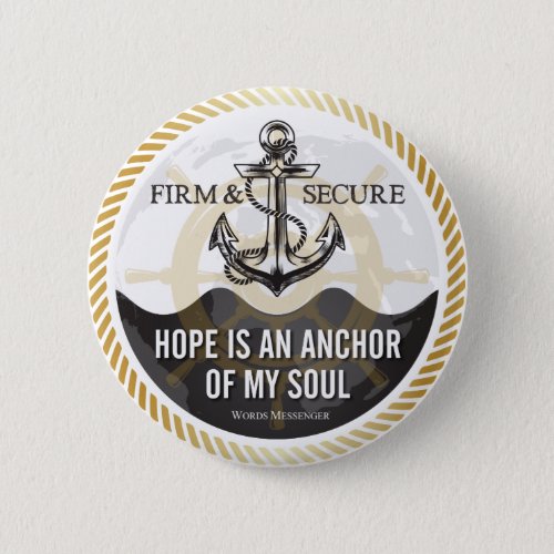 Hope is an anchor of my soul _ Buttons