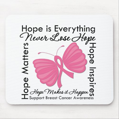 Hope is Everything _ Breast Cancer Awareness Mouse Pad