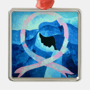 Hope is here 2012 metal ornament