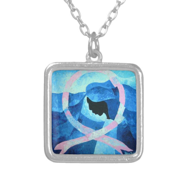 Hope is here 2012 silver plated necklace (Front)