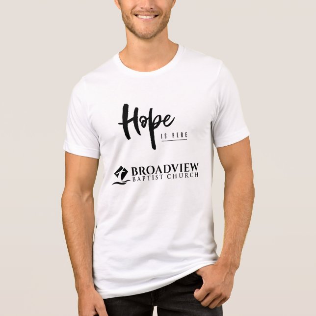 Hope Is Here Broadview men's shirt (Front)