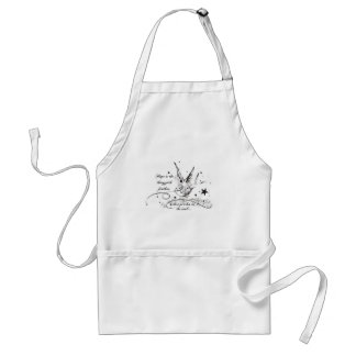 Hope is the Thing With Feathers Adult Apron
