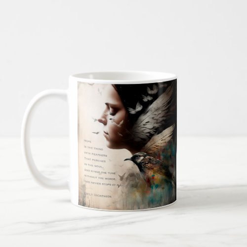 Hope is the Thing with Feathers Coffee Mug