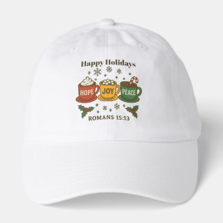 Hope joy Peace and Cocoa Hat