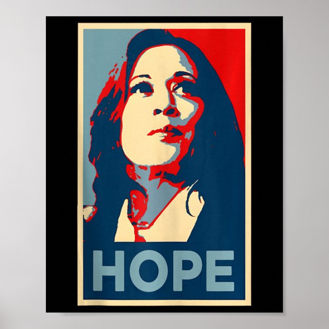 Hope Kamala Harris Hope Poster 47th Vote Empowerme (Front)