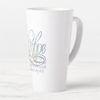 Hope Latte Coffee Mug by ArtDivination at Zazzle