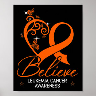 Hope Leukemia Awareness Gift  Poster