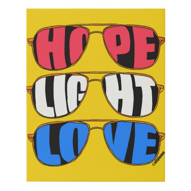 Hope Light Love Canvas (Front)