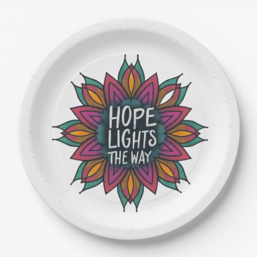 Hope Lights the Way Paper Plates