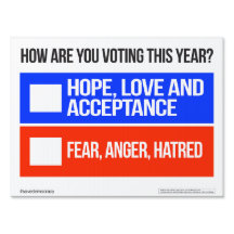 HOPE, LOVE & ACCEPTANCE vs FEAR, ANGER HATRED