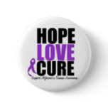 Hope Love Cure Alzheimer's Disease Pinback Button