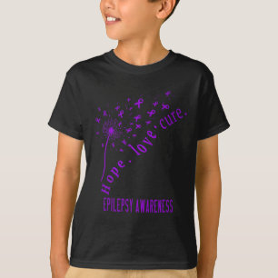 Hope Love Cure Epilepsy Awareness T  T-Shirt
