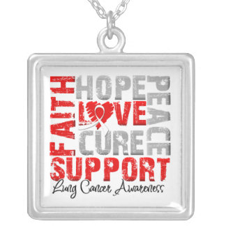 Lung Cancer Necklaces & Lockets | Zazzle