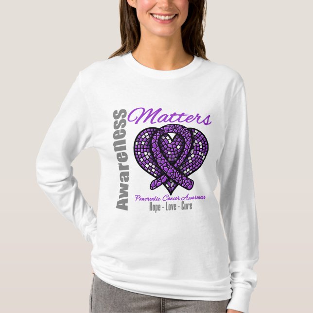 Hope Love Cure - Pancreatic Cancer T-Shirt (Front)