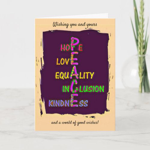 Hope_Love_Equality_Inclusion_Kindness_Peace Xmas Card