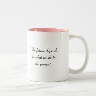 Hope Love & Faith Breast Cancer Coffee Mug