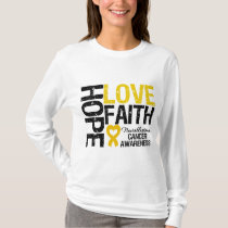 Hope Love Faith Neuroblastoma T-Shirt