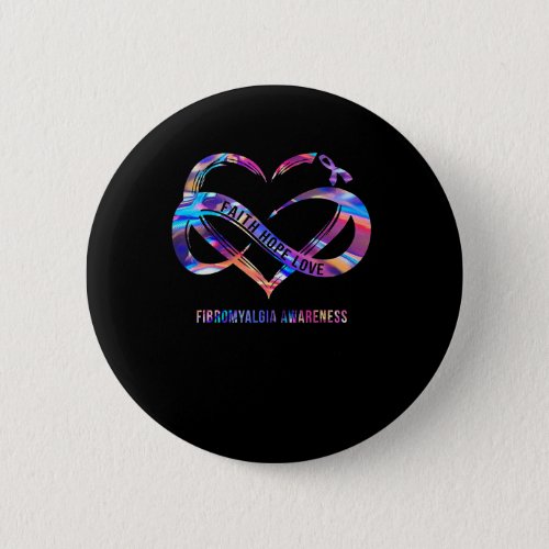 Hope Love Fibromyalgia Awareness 2  Button