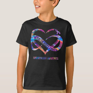 Hope Love Fibromyalgia Awareness 2 T-Shirt