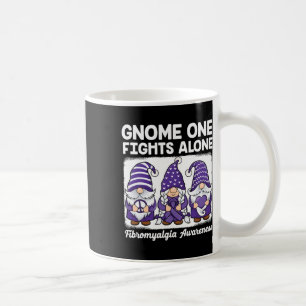Hope Love Gnomes Purple Ribbon Fibromyalgia Awaren Coffee Mug