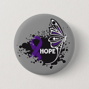 Hope Lupus Butterfly Pinback Button