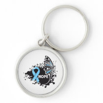 Hope Lymphedema Butterfly Keychain