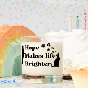 Hope Makes Life Brighter – Sweet Cat Lover Inspira Scented Candle