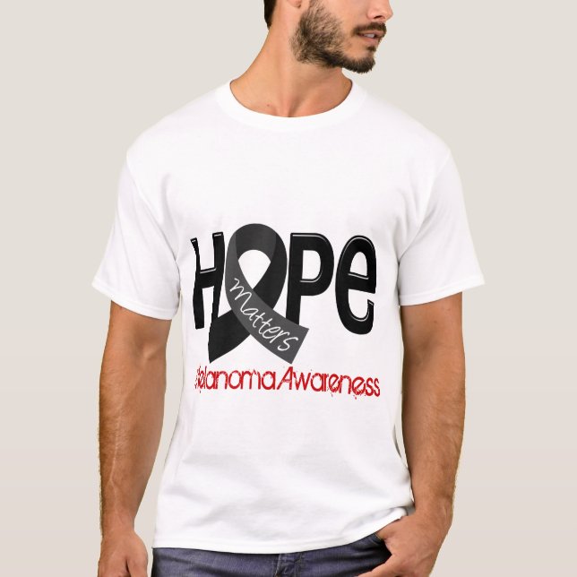 Hope Matters 2 Melanoma T-Shirt (Front)