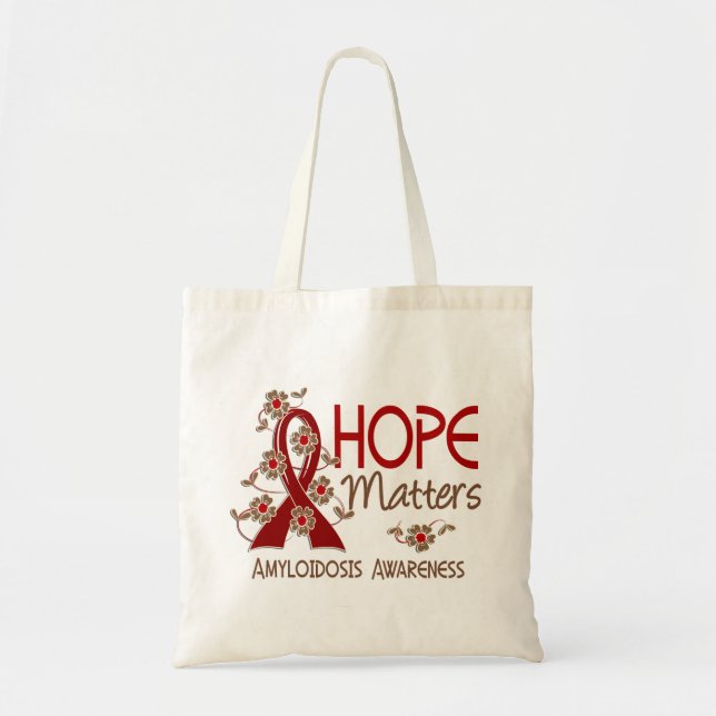 Hope Matters 3 Amyloidosis Tote Bag (Front)