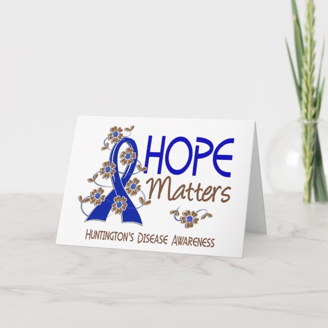 Hope Matters 3 Huntington's Disease Card (Front)