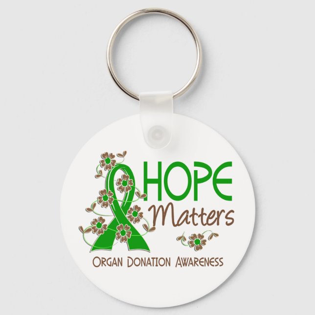Hope Matters 3 Organ Donation Keychain (Front)