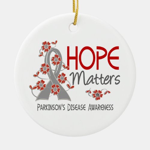 Hope Matters 3 Parkinsons Disease Ceramic Ornament