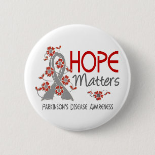 Hope Matters 3 Parkinson's Disease Pinback Button