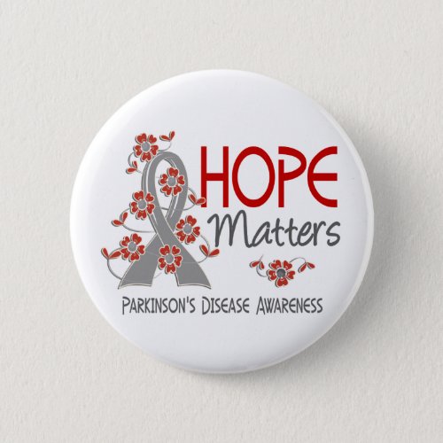 Hope Matters 3 Parkinsons Disease Pinback Button