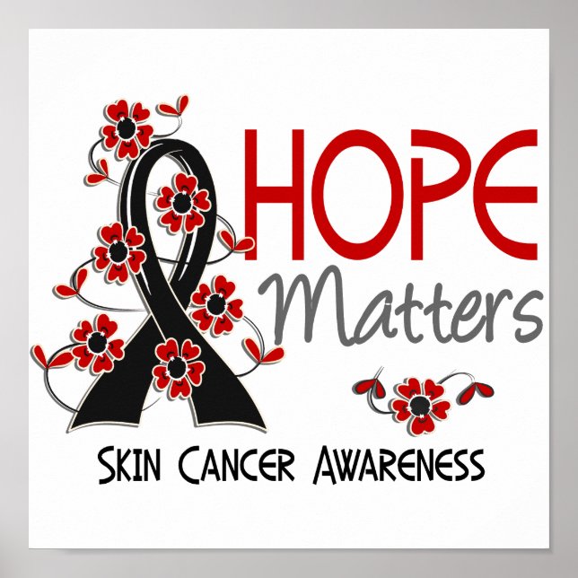 Hope Matters 3 Skin Cancer Poster (Front)