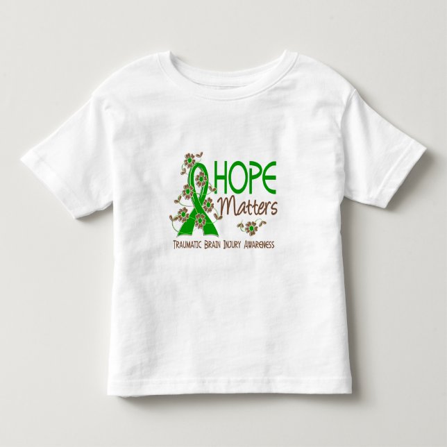 Hope Matters 3 Traumatic Brain Injury TBI Toddler T-shirt (Front)