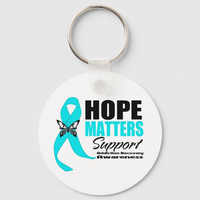 Hope Matters Addiction Recovery Keychain (Front)