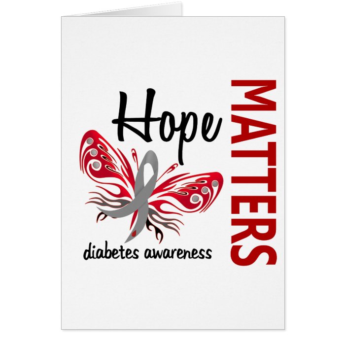 Hope Matters Butterfly Diabetes Cards