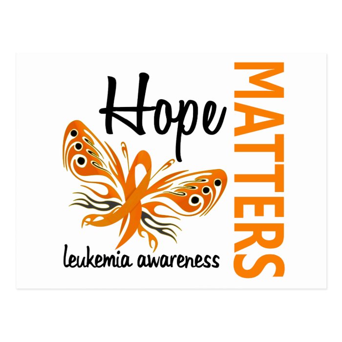 Hope Matters Butterfly Leukemia Postcards