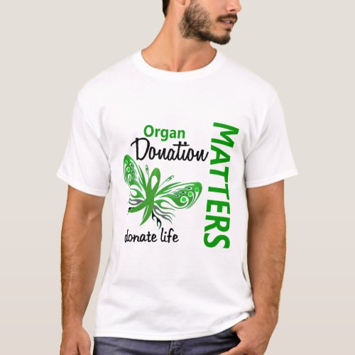 Hope Matters Butterfly Organ Donation T_Shirt