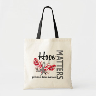 Hope Matters Butterfly Parkinson's Disease Tote Bag