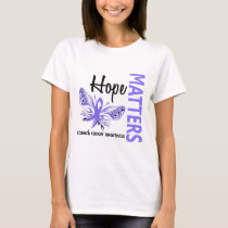 Hope Matters Butterfly Stomach Cancer T-Shirt