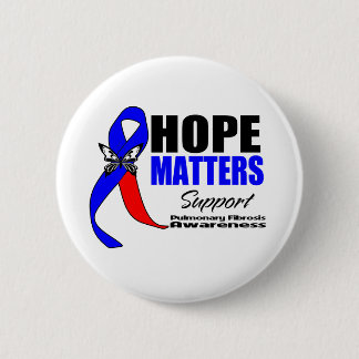 Hope Matters Pulmonary Fibrosis Pinback Button