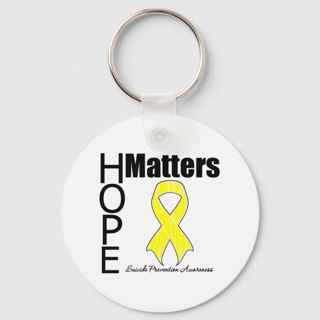 Hope Matters Suicide Prevention Keychain (Front)