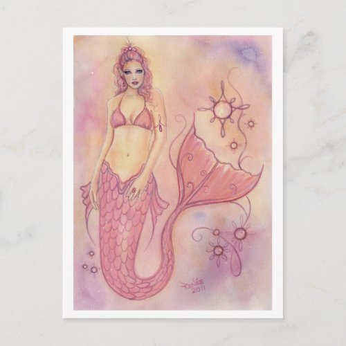 Hope Mermaid By Renee L Lavoie Postcard