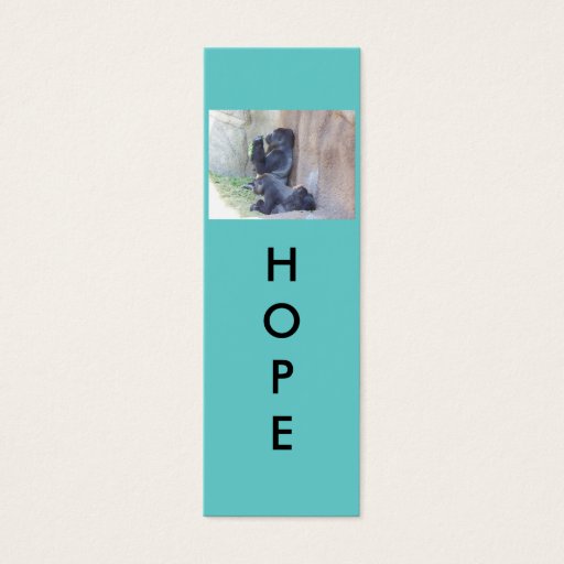 Customizable Hope Mini Bookmarks Business Cards