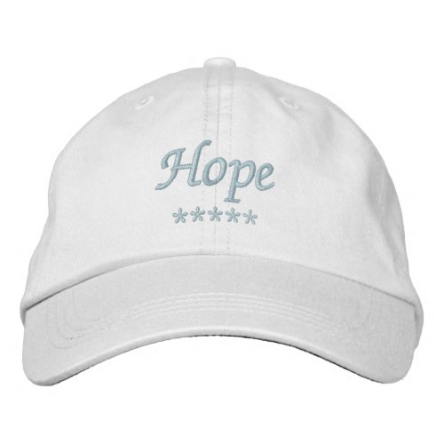 Hope Name Embroidered Baseball Cap