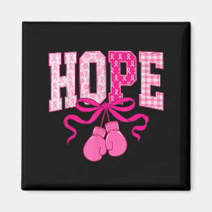 Hope Nk Ribbon Boxing Gloves Nk Breast Cancer Awar Magnet